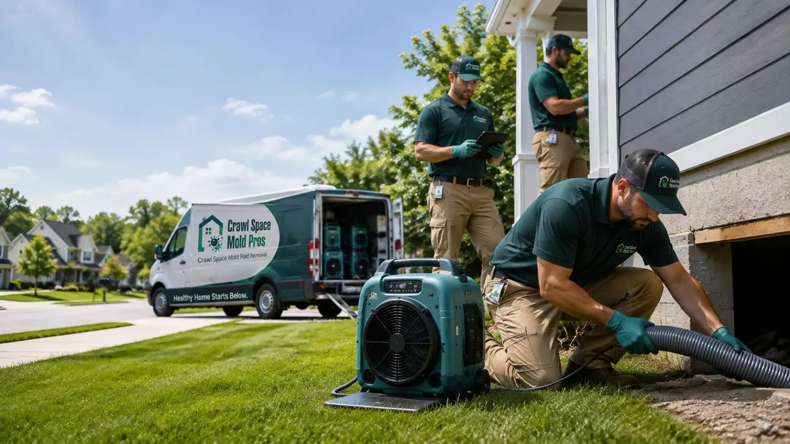 Crawl Space Mold Removal in Oberon, ND